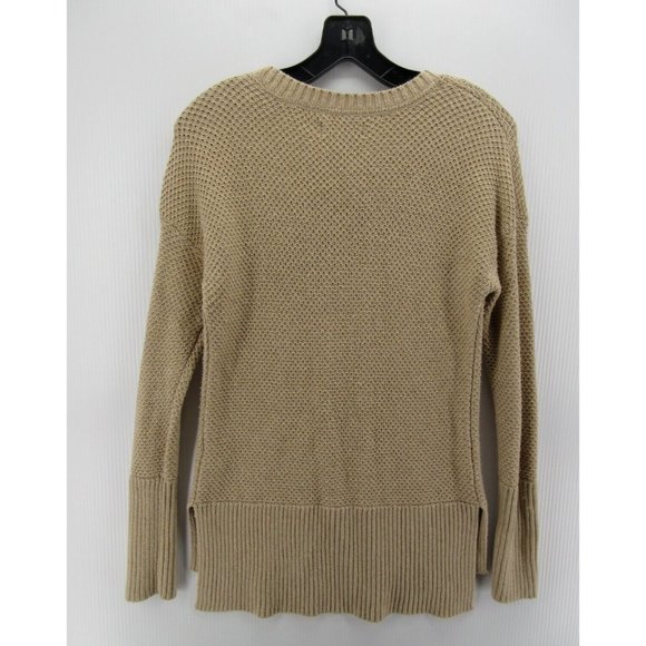 Rachel Zoe Sweater Small Tunic Pullover Shoulder Buttons Thermal - Picture 6 of 10